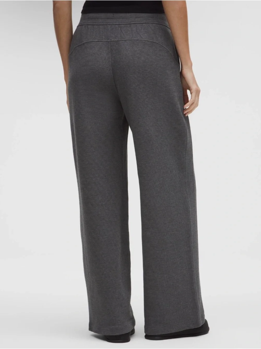 Lululemon scuba mid-rise wide-leg waffle knit pant - Picture 2 of 8